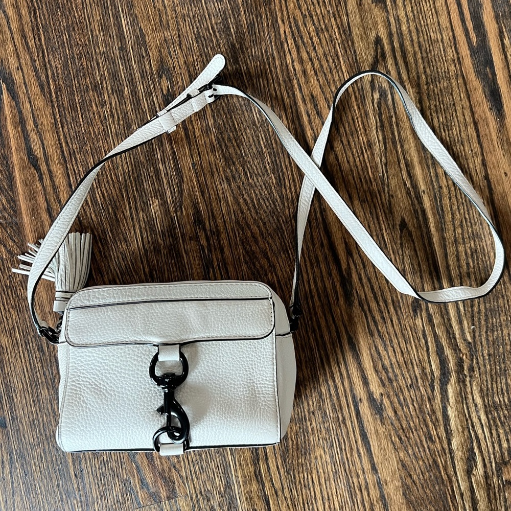 White & Black Rebecca Minkoff Crossbody Handbag